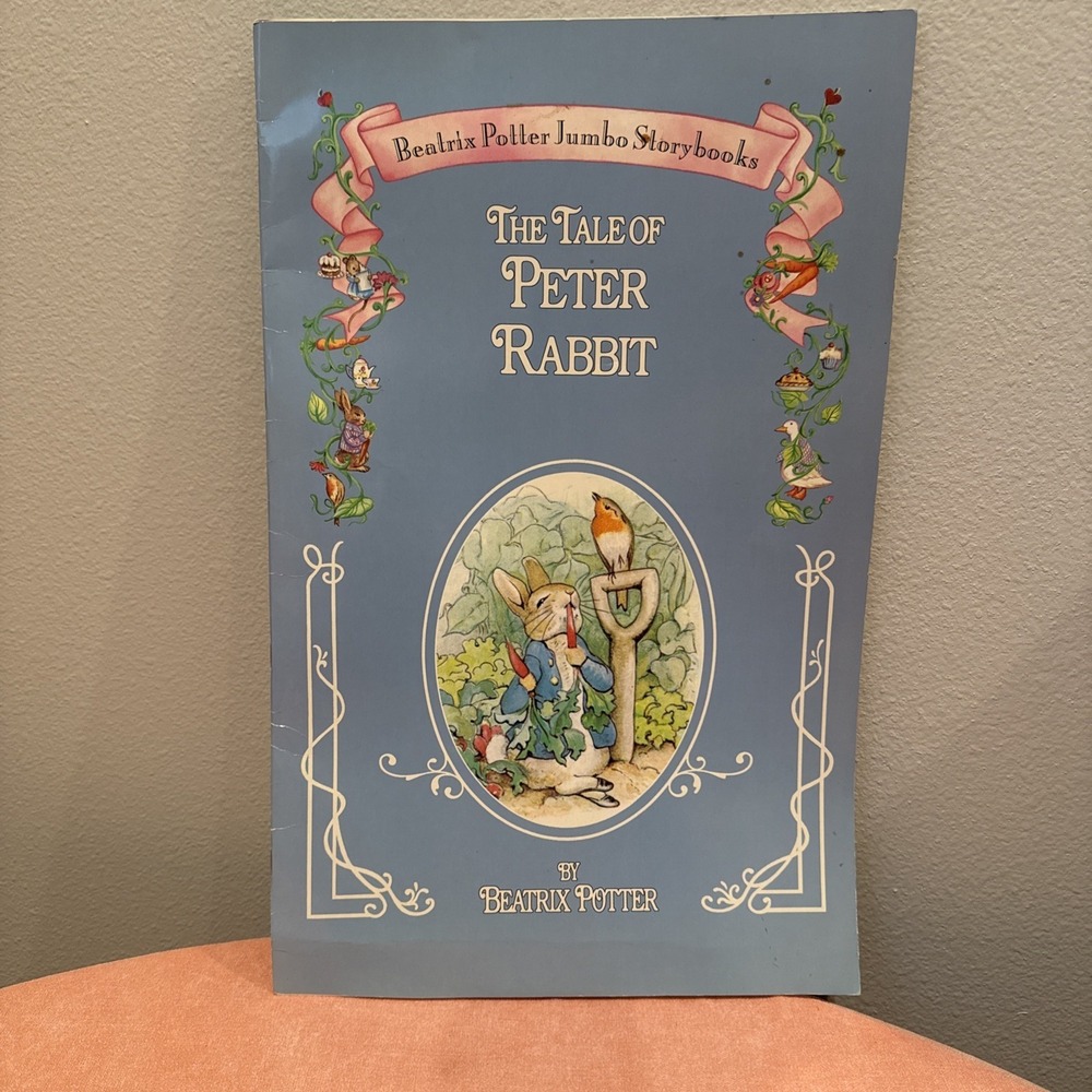 Beatrix Potter‎ Jumbo Storybooks 1993 Madison Marketing Used Peter Rabbit 17x11"